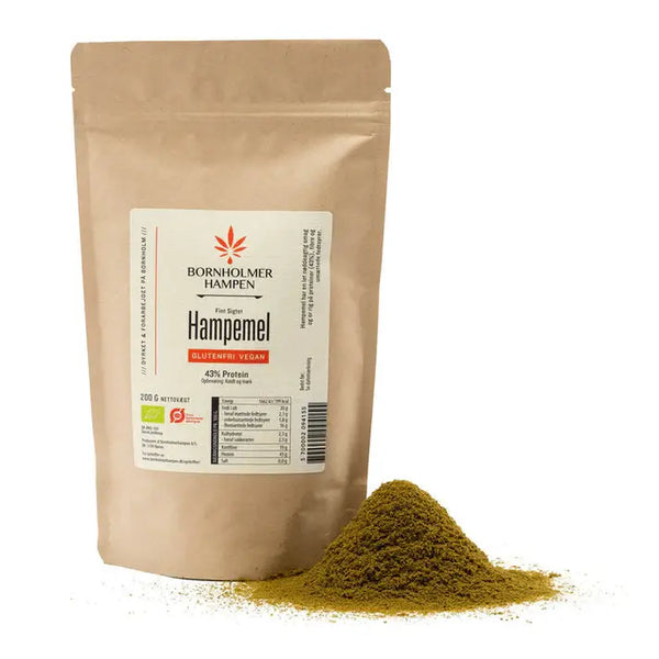 Bornholmerhampen Økologisk fint sigtet Hampmel Glutenfri