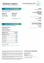 30% Broad Spectrum CBD oile COA