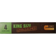 Jware Unbleached Kingsize Paper Cones