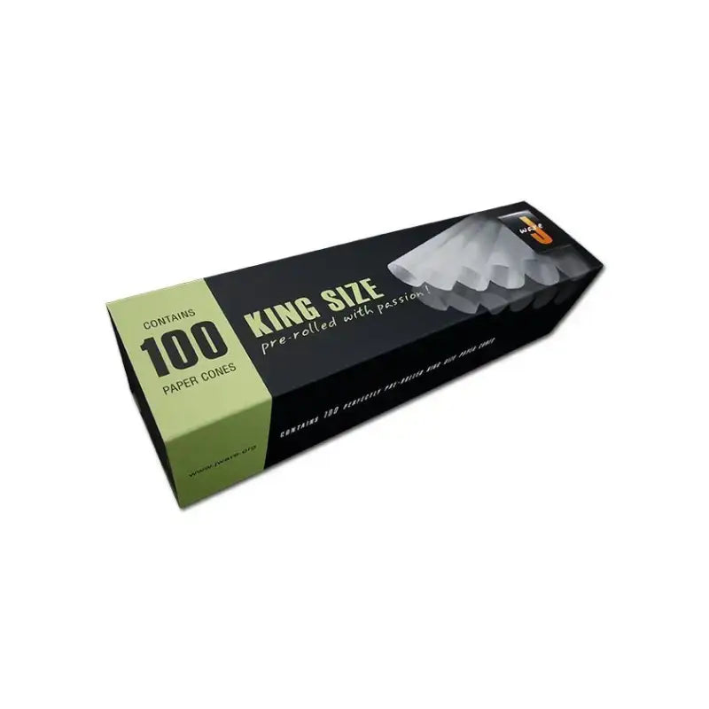 Jware Kingsize Cones 100 stk unbleached