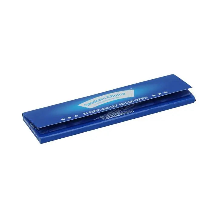 Super King Size Blue Rolling Papers Smokers Choice