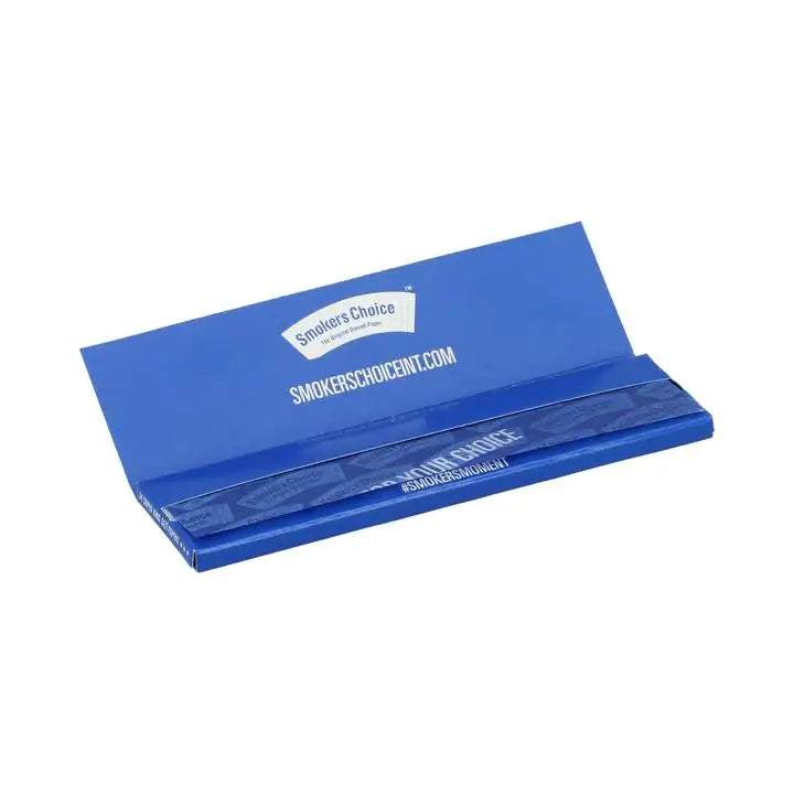 smokers choice blue paper
