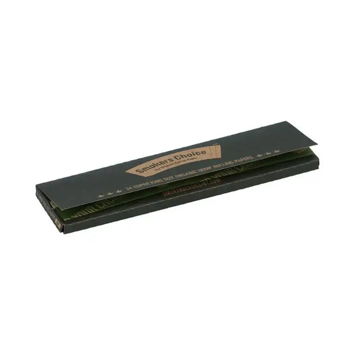 Organic Hemp Super Kingsize Rolling Papers Smokers Choice