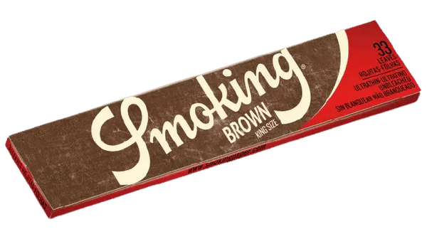 Smoking brown king size papir