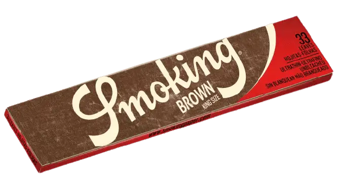Smoking brown king size papir