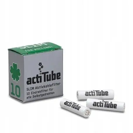 Actitube slim activated charcoal filters 10 stk's