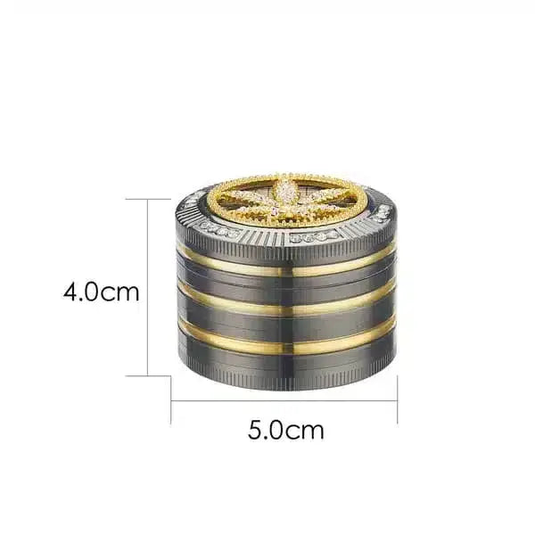 Champ High Metal Leaf Bling Bling Grinder Ø50 mm 4 Dele