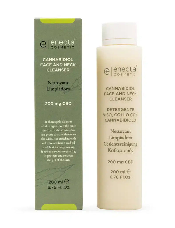 Enecta Cosmetic - Cannabidiol Face And Neck Cleanser 200mg CBD