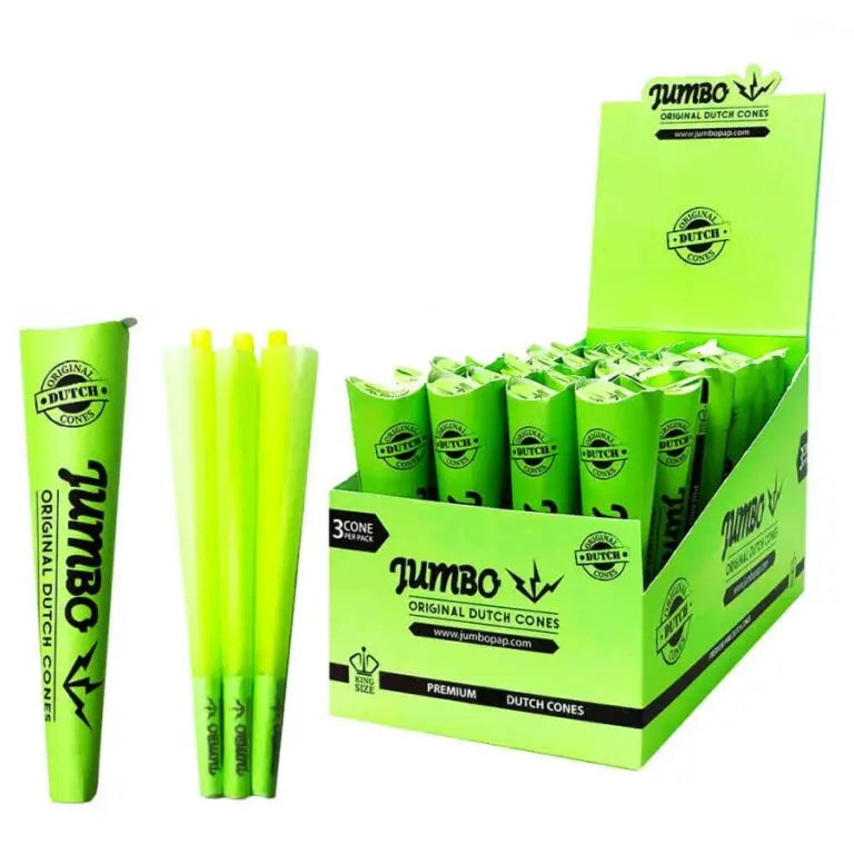 Jumbo Original Dutch Cones Kingsize Green Greenheaven