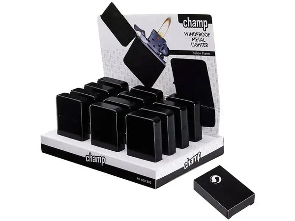 Champ High Benzin Lighter - sort