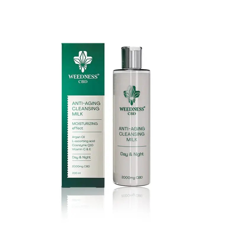 CBD anti-aging cleansing milk