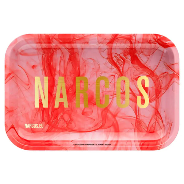 Narcos Pink Medium Rolling Tray