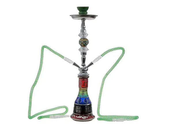 Hookah "Dana" green, 56 cm, 2 hoses