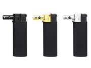 mikro black line storm lighter