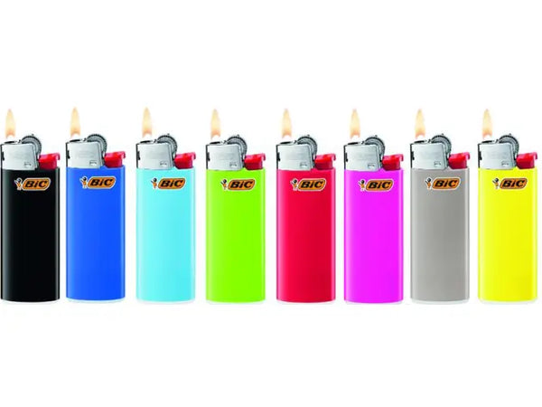 BIC Mini Flint Lighter - Assorterede Farver