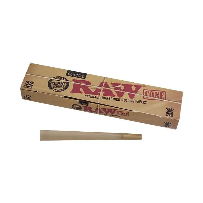 Raw Classic Pre-rolled Kingsize Cones Greenheaven