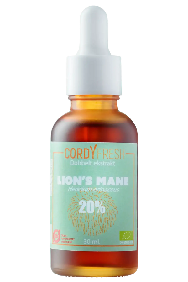Lion’s Mane Dobbelt Ekstrakt 20%