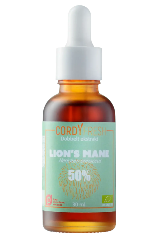 Lion’s Mane Dobbelt Ekstrakt 50%