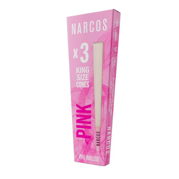 Narcos King Size Cones Pink Edition 109 mm