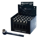 Champ High Pool Glass Black Pipe