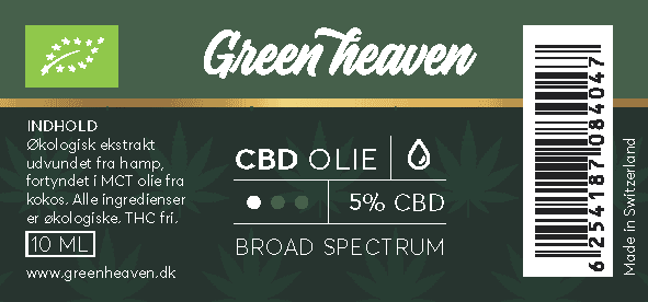 CBD olie 5% broad Spectrum